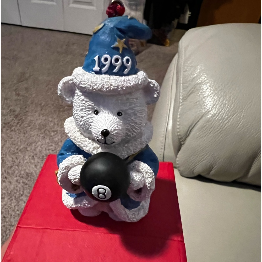 🔥🔥Vintage 1999 Dayton’s Santa Bear Wizard Tree Ornament New In Box🔥🔥